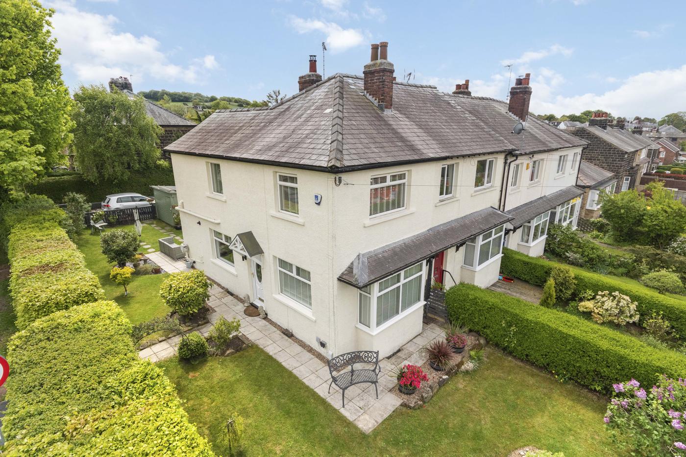 Semi-detached house exterior, Leeds